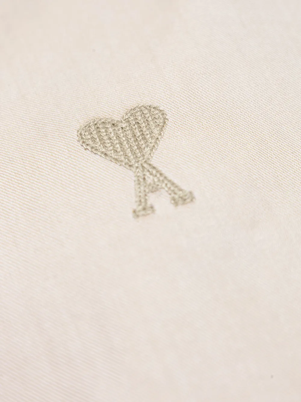AMI Paris Overhemd met korte mouwen Beige