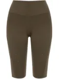 ROA logo tight shorts - Green