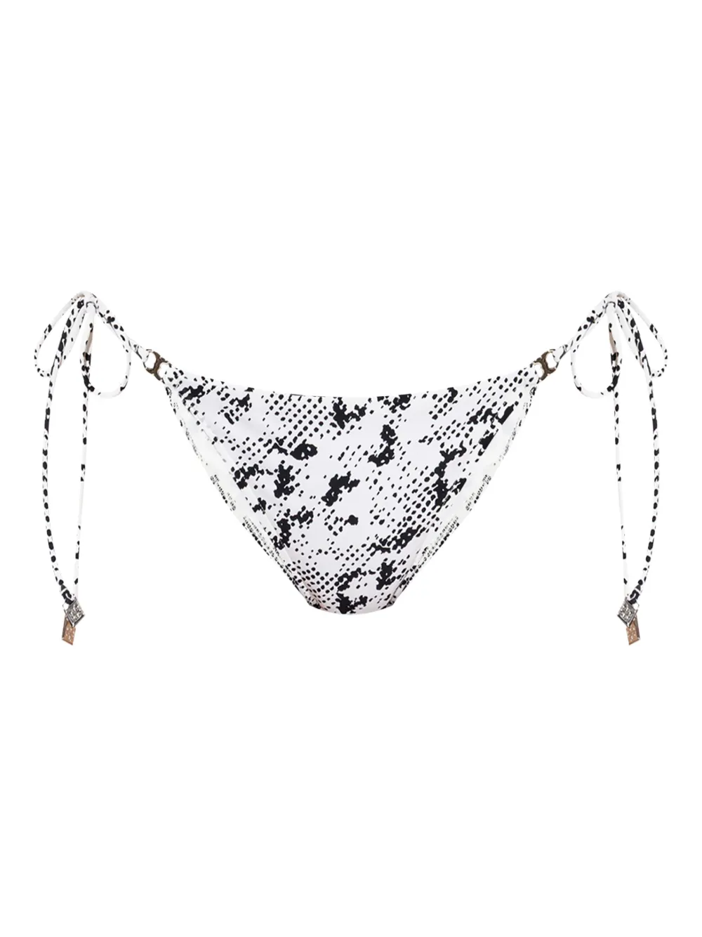 Tory Burch Bikinislip met stippen en gestrikte zijkant Wit