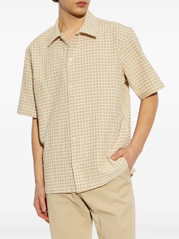 1214-04   saao様 SAMSOE SAMSOE Saayo Shirt | Neutrals | FARFETCH RO