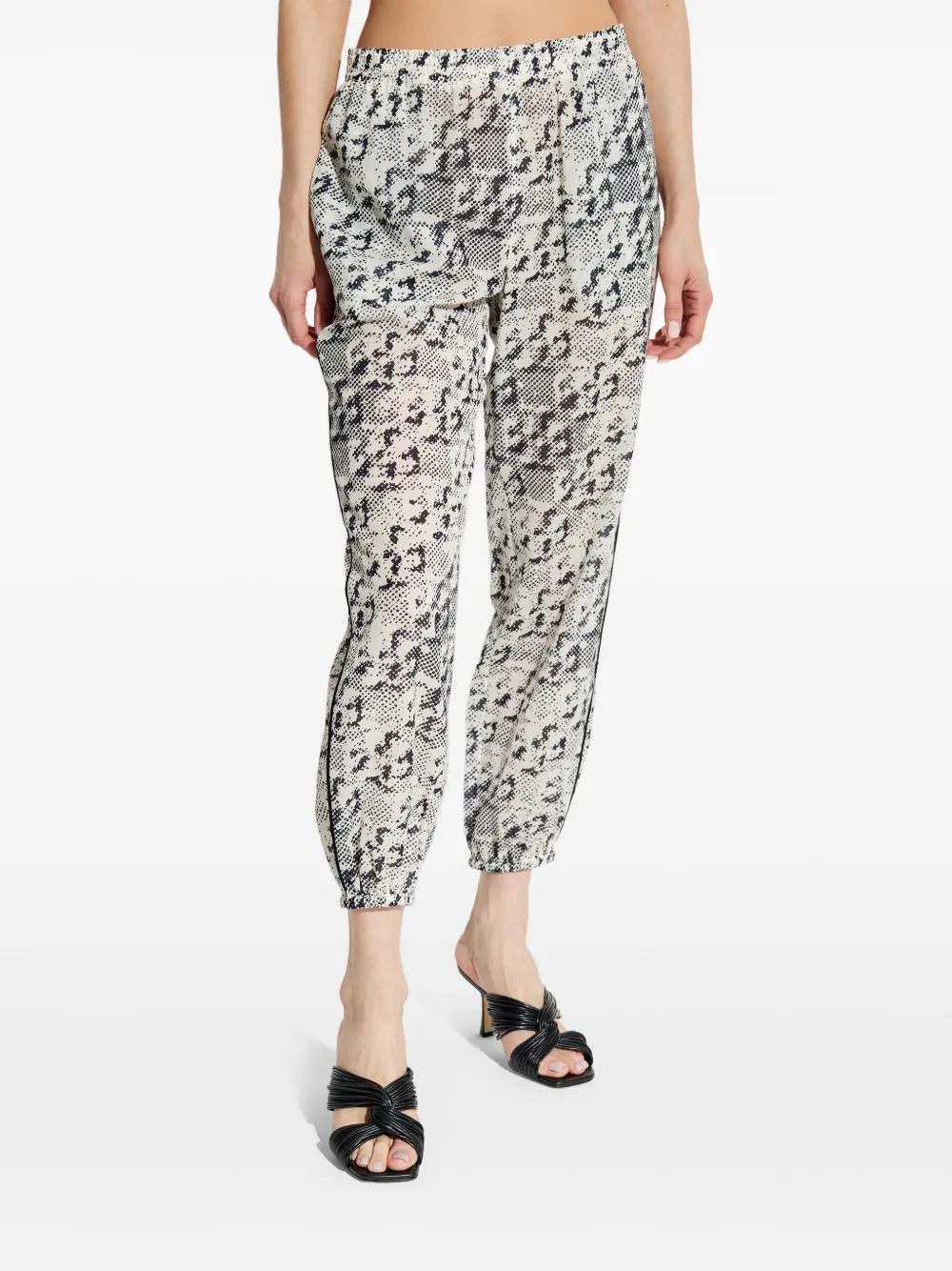 Tory Burch Broek met print Wit