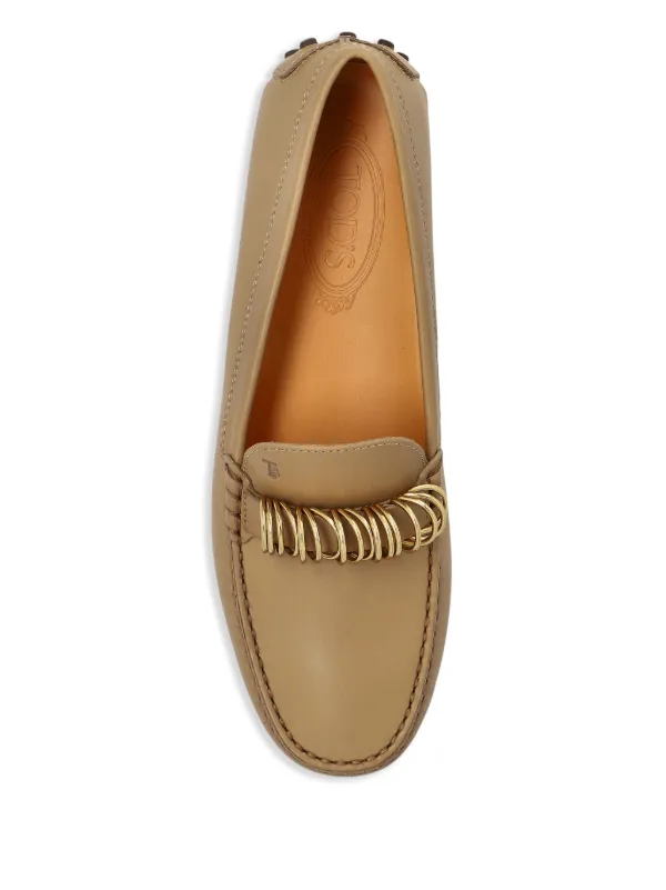 Tod's バックル ローファー | ニュートラル | FARFETCH JP