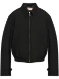 Marni virgin wool bomber jacket - Black
