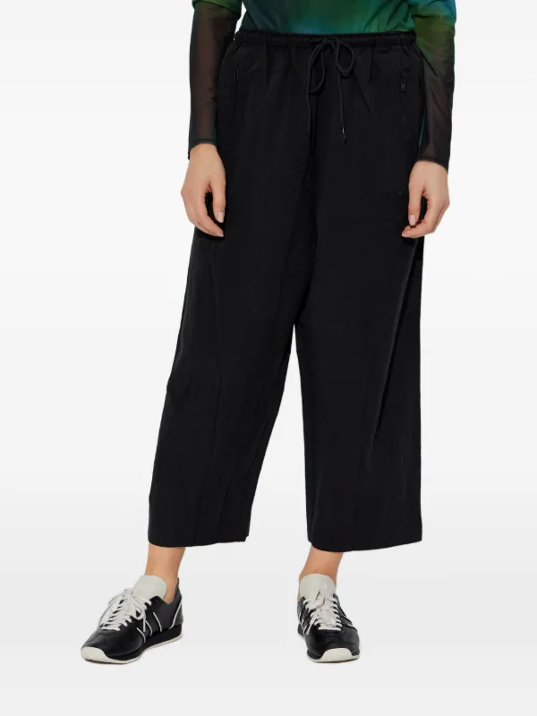 Y-3　クロップドパンツ　Sサイズ Y-3 クロップド イージーパンツ | ブラック | FARFETCH JP