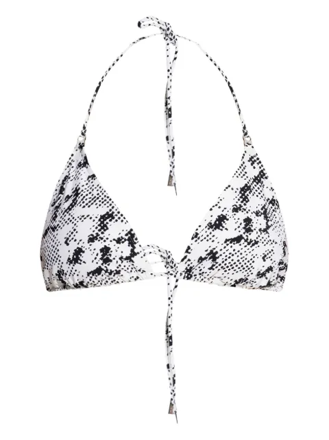 Tory Burch animal-print triangle bikini