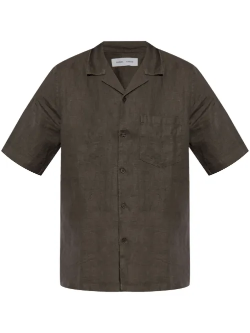 Chemise boutonnée à manches courtes - SAMSOE SAMSOE - Modalova
