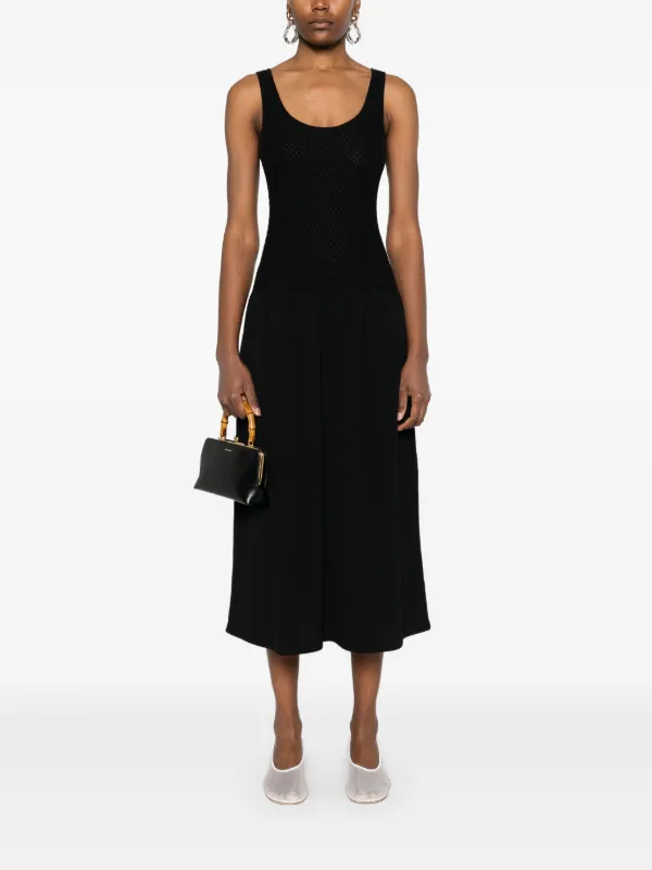 Theory Knitted Midi Dress | Black | FARFETCH Theory Knitted Midi Dress | Black | FARFETCH