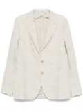 Tagliatore checked blazer - Neutrals