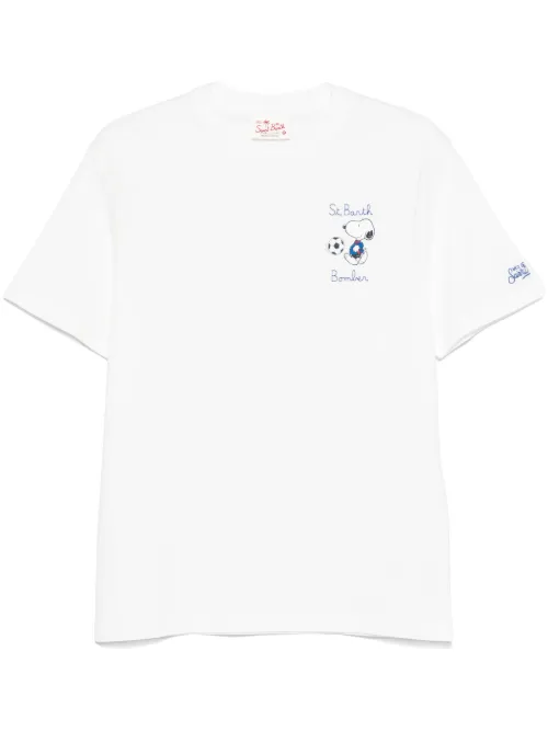 X Peanuts t-shirt à imprimé Snoopy Bomber - MC2 Saint Barth - Modalova