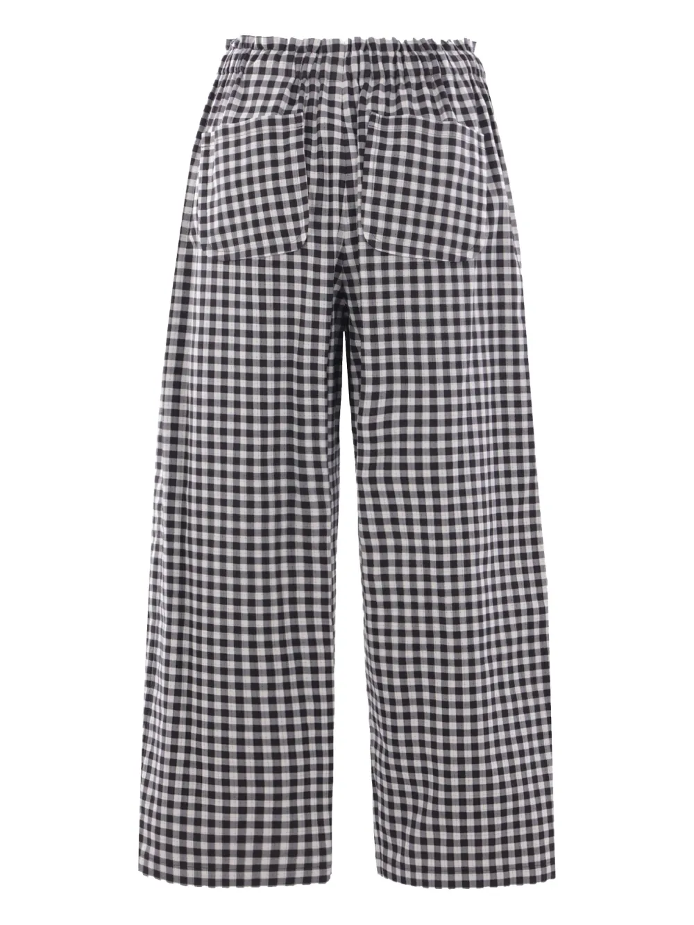Comme des Garçons TAO Geruite broek - Zwart