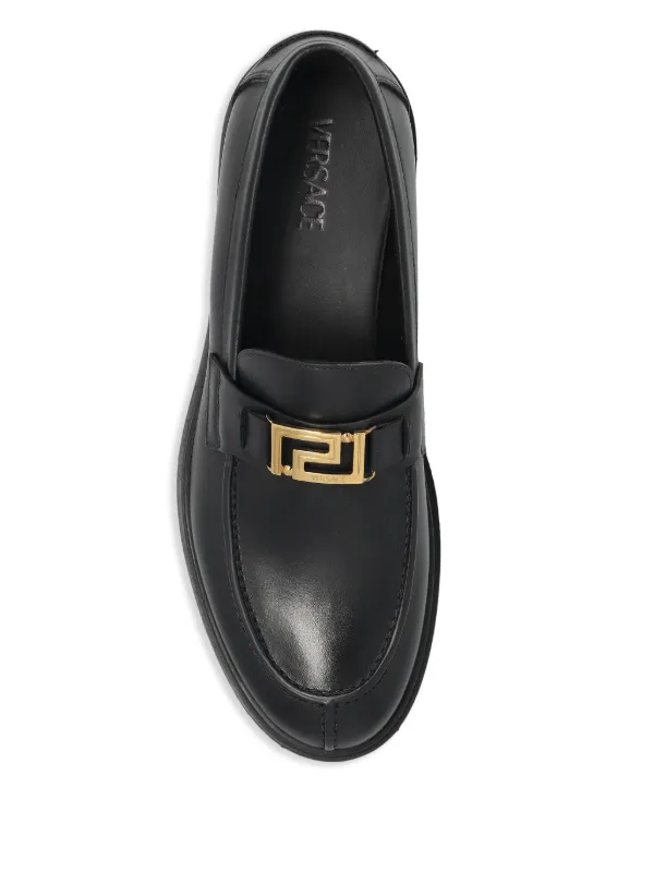 Versace バックル ローファー | ブラック | FARFETCH JP
