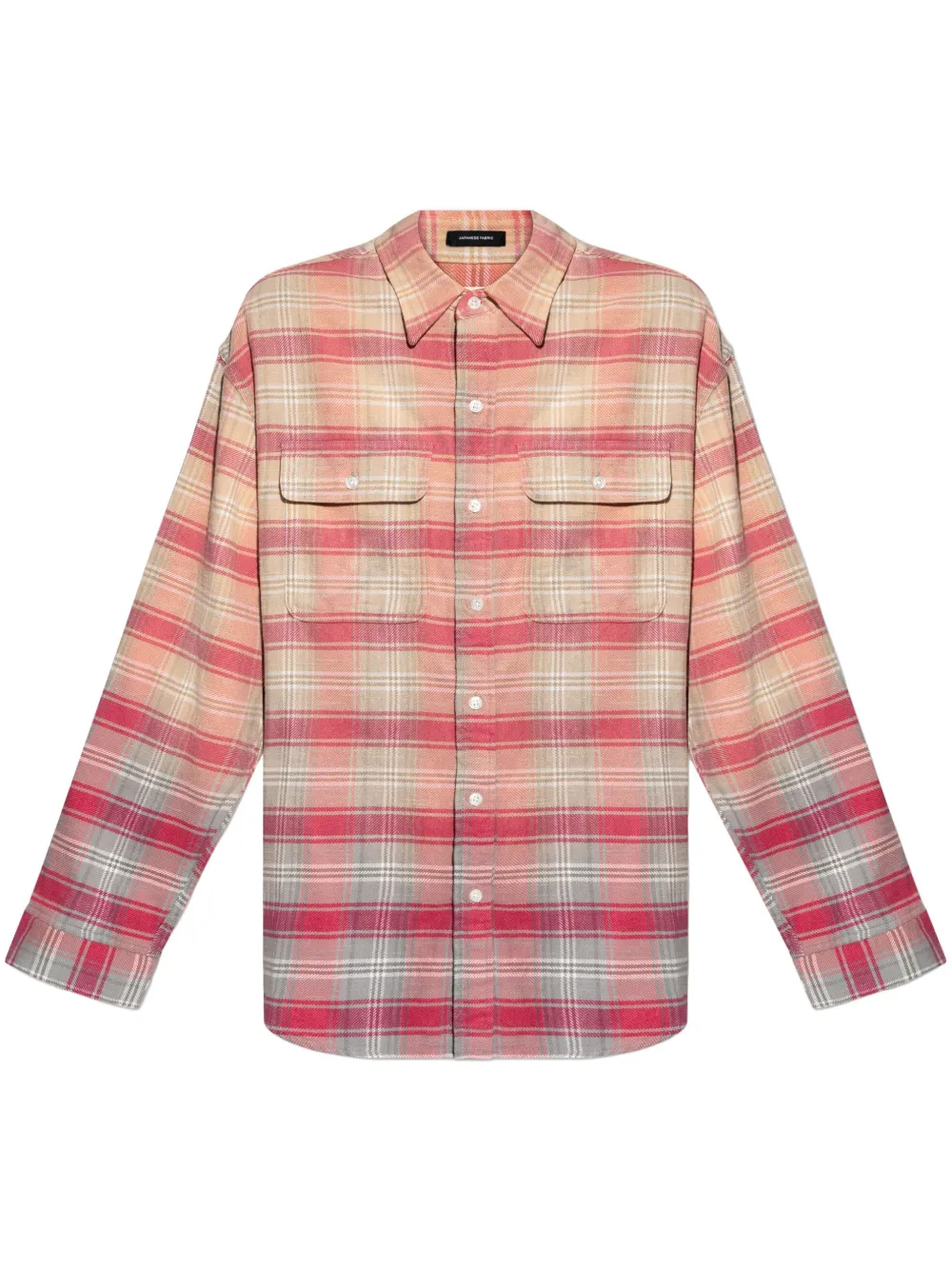 R13 Geruit blouse Roze