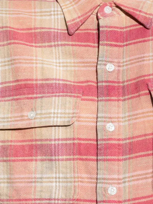 アトリエGG チェックシャツ　ピンク アトリエGG チェックシャツ ピンク