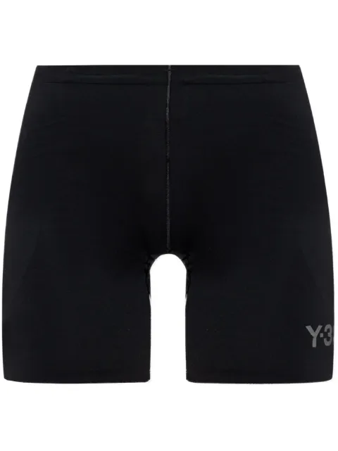 Y-3 high-waisted performance shorts