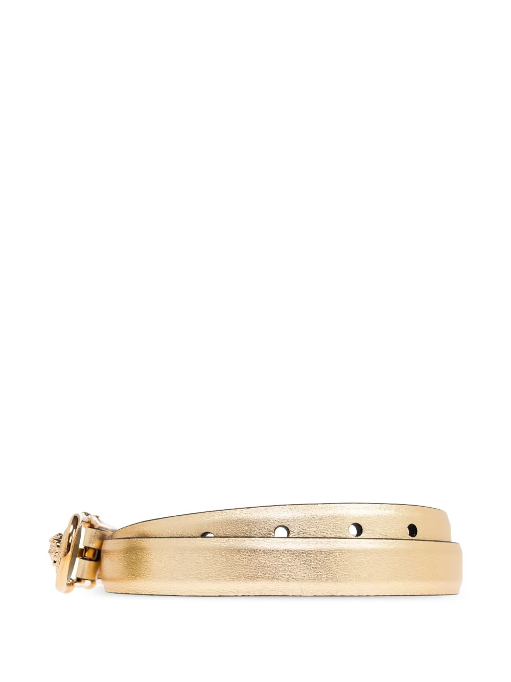 Versace Leren riem - Goud