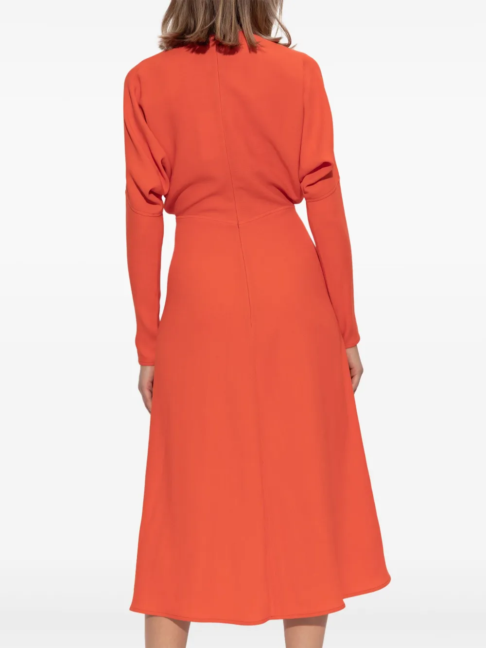 Victoria Beckham Jurk van wolblend Oranje
