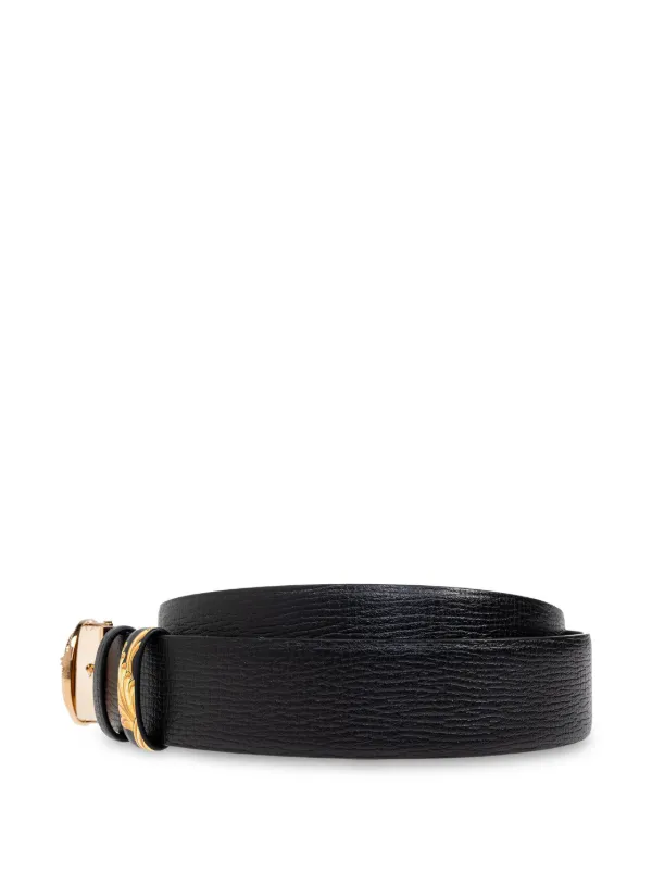 Versace Medusa-buckle Leather Belt | Black | FARFETCH RO