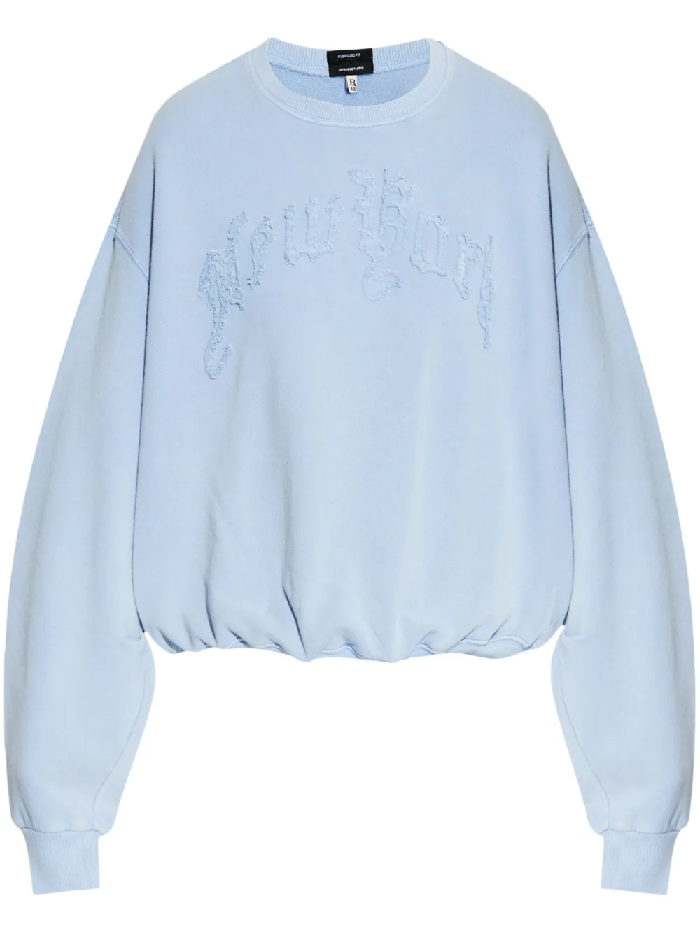 R13 Sweater met borduurwerk Blauw