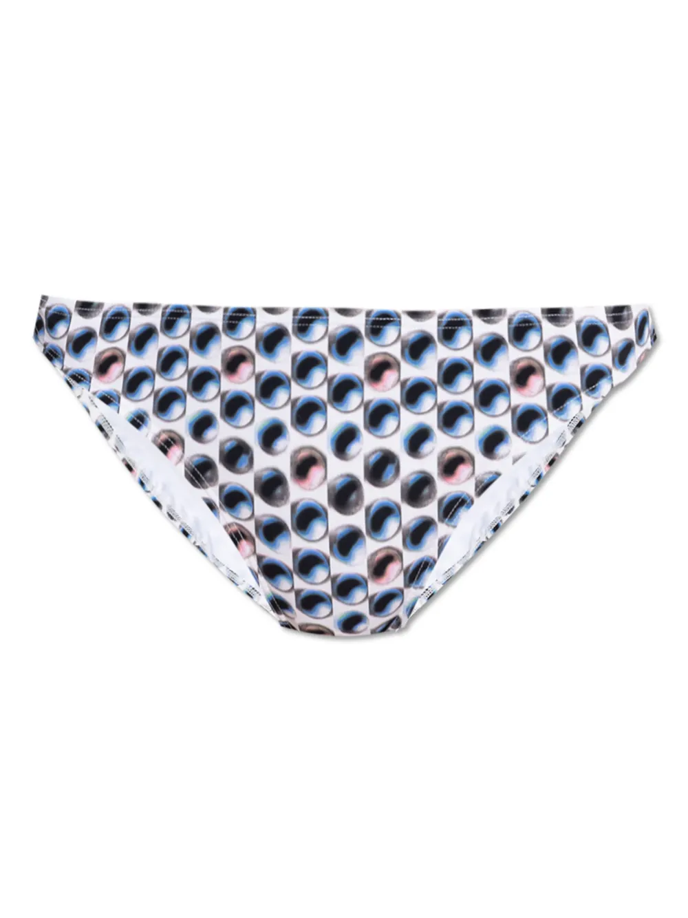 Tory Burch bikinis bottom con ojo estampado | blanco | Image 1
