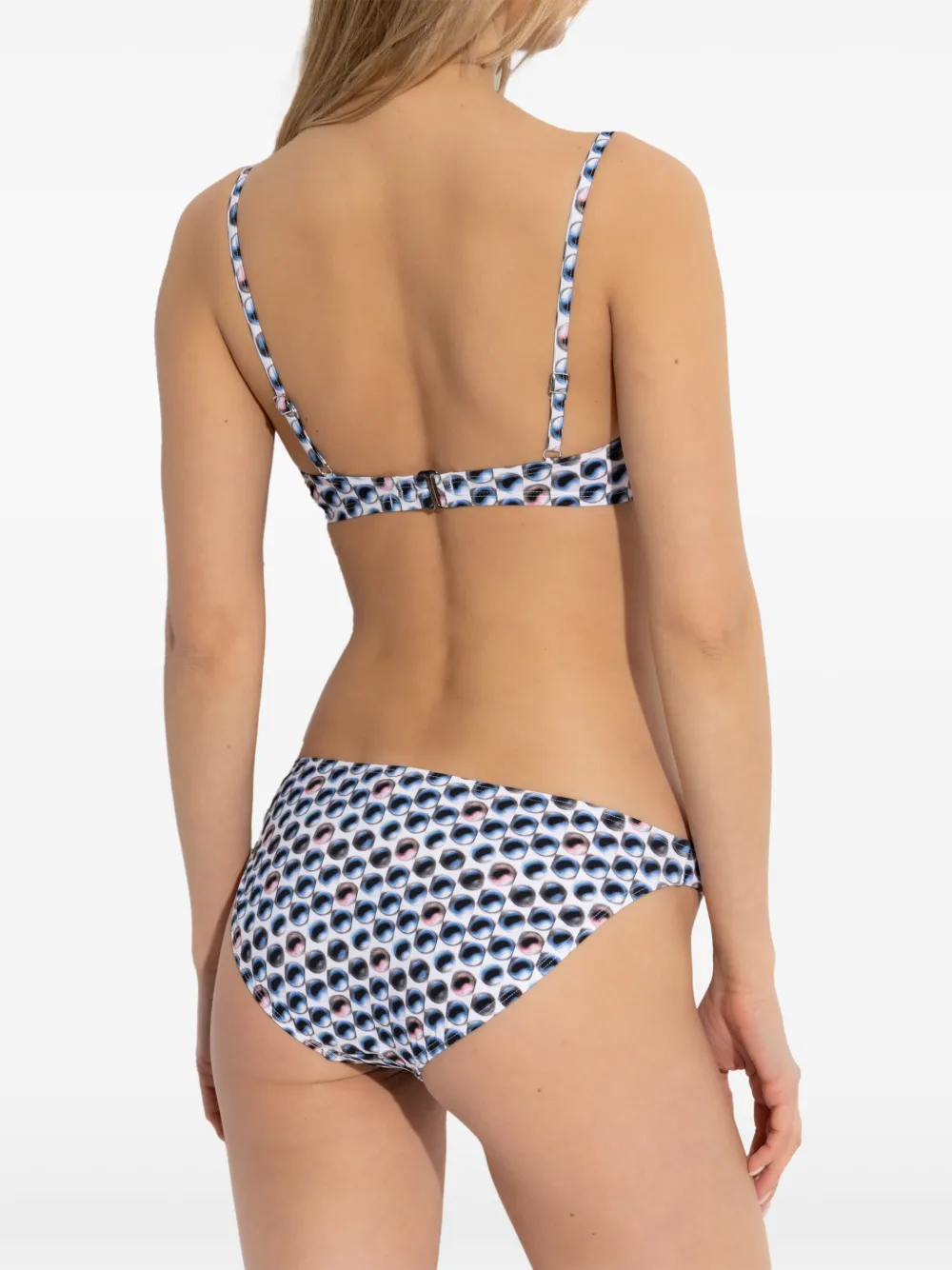 Tory Burch Bikinislip met oogprint Wit
