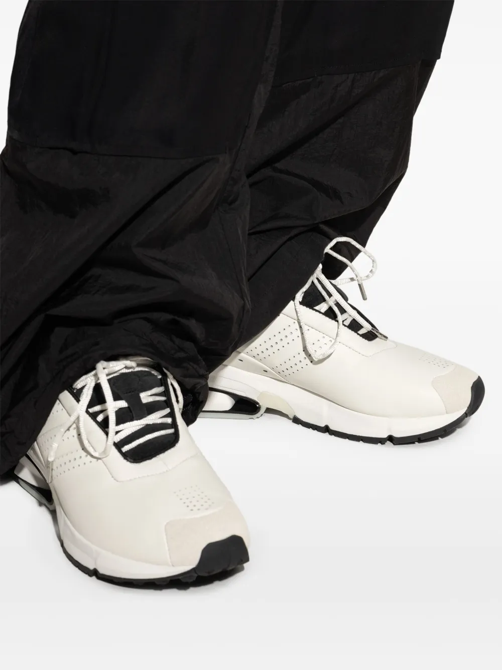 Y-3 perforated sneakers White