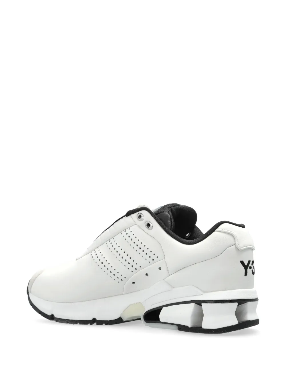 Y-3 perforated sneakers White