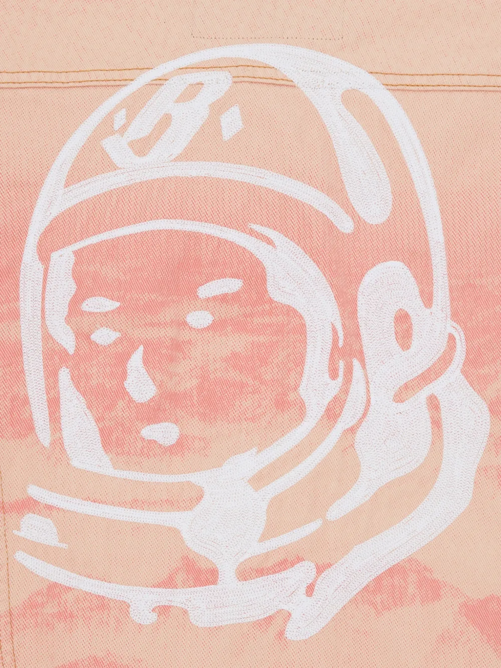 Billionaire Boys Club Denim jack met Mountain-print Roze