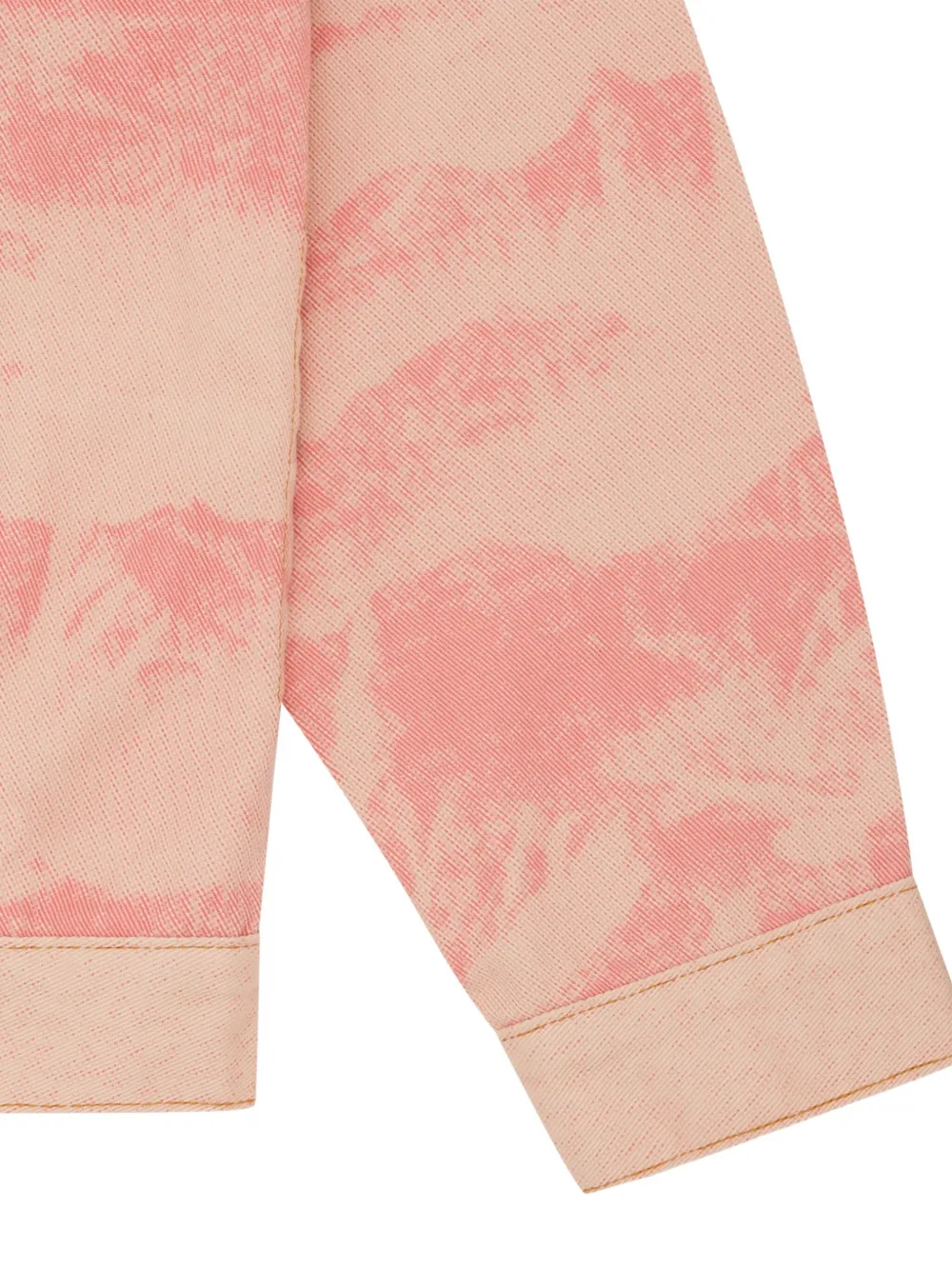 Billionaire Boys Club Denim jack met Mountain-print Roze