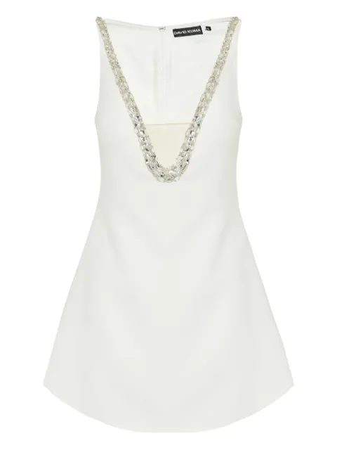 David Koma crystal-embellished dress