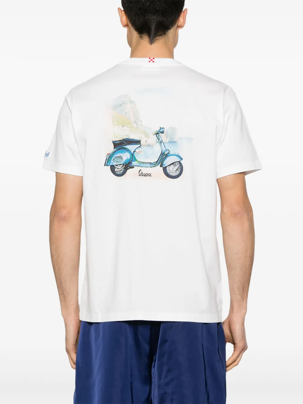 MC2 Saint Barth Summer Vespa T-shirt Wit