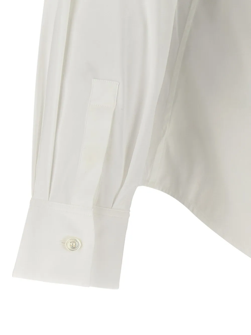 Ferragamo Overhemd van stretch katoen Wit