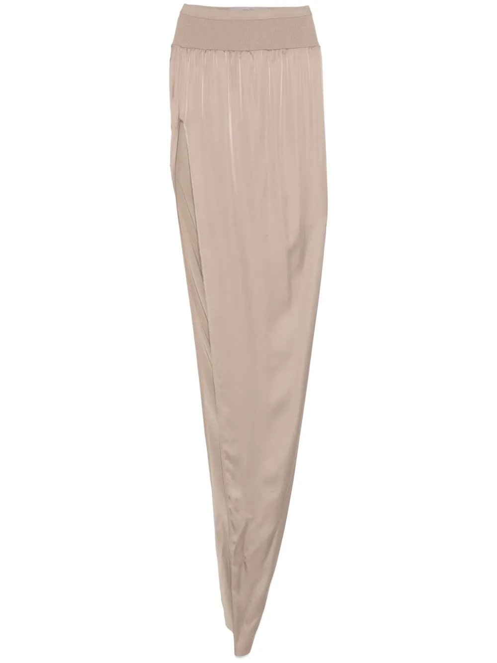 Rick Owens Split maxi-rok Beige