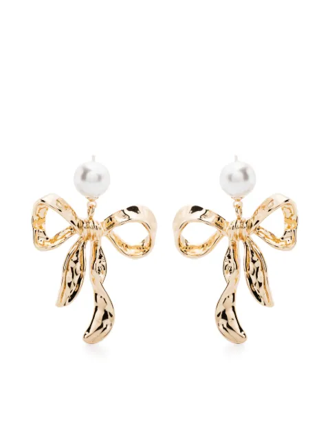 Self-Portrait aretes de moño