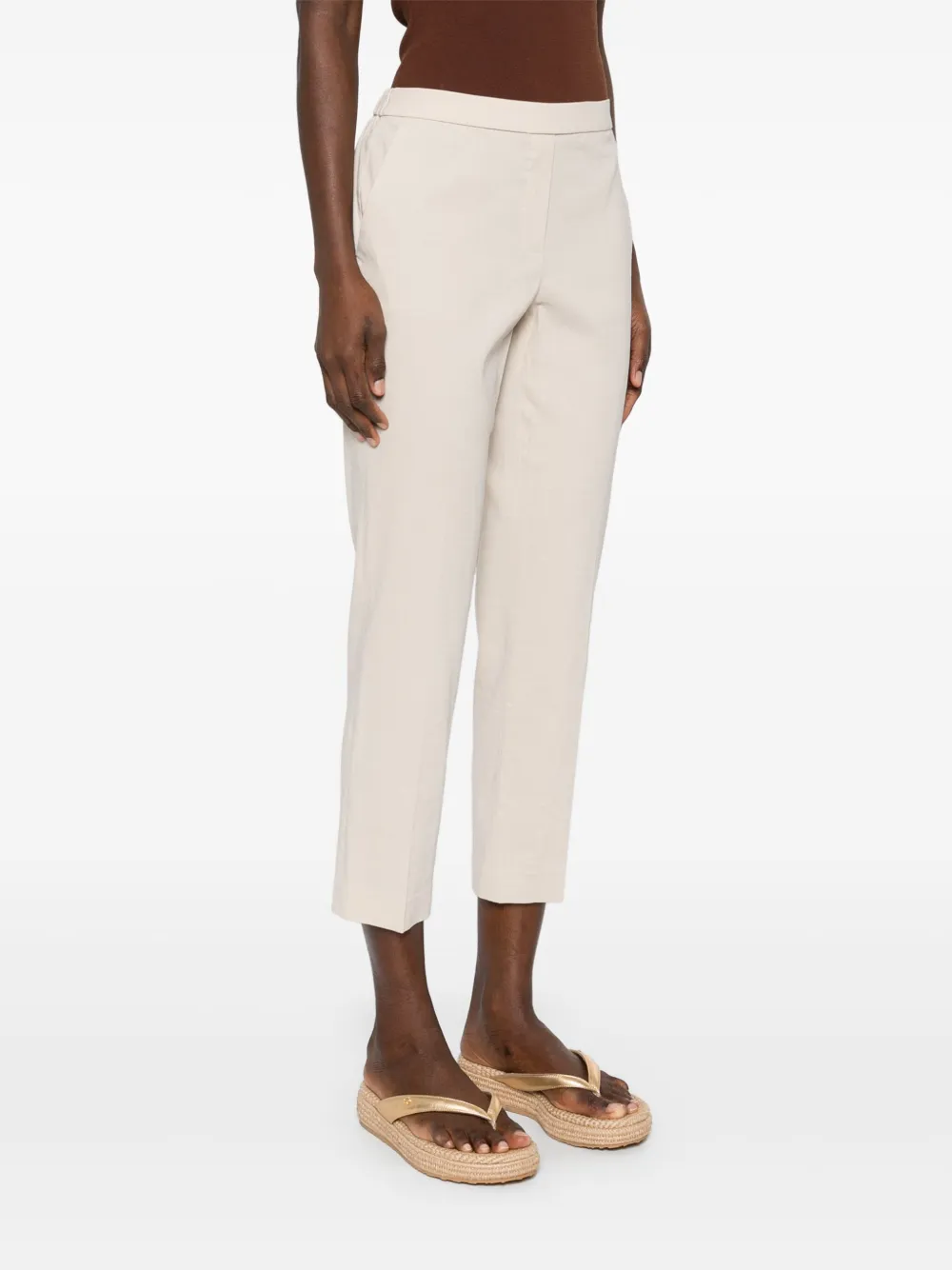 Theory Treeca broek Beige