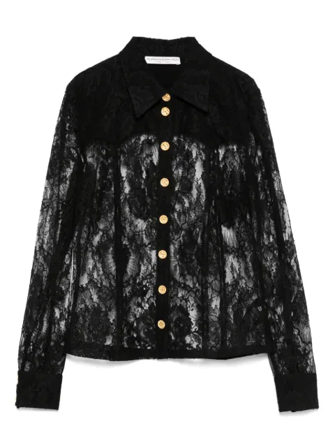 Alessandra Rich embroidered-lace shirt