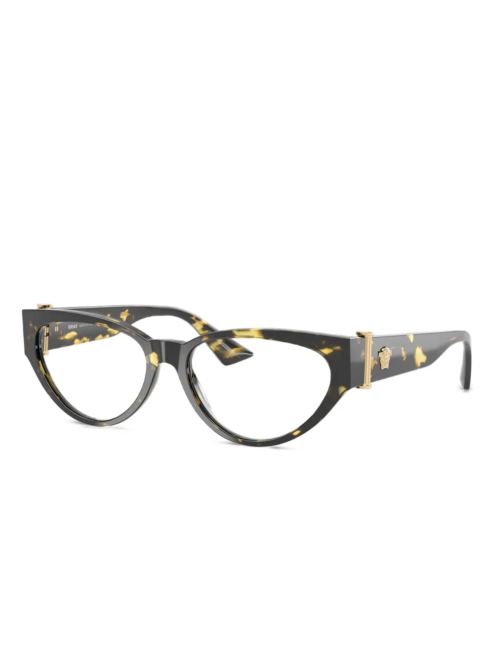 Versace Eyewear Bril met cat-eye montuur Bruin