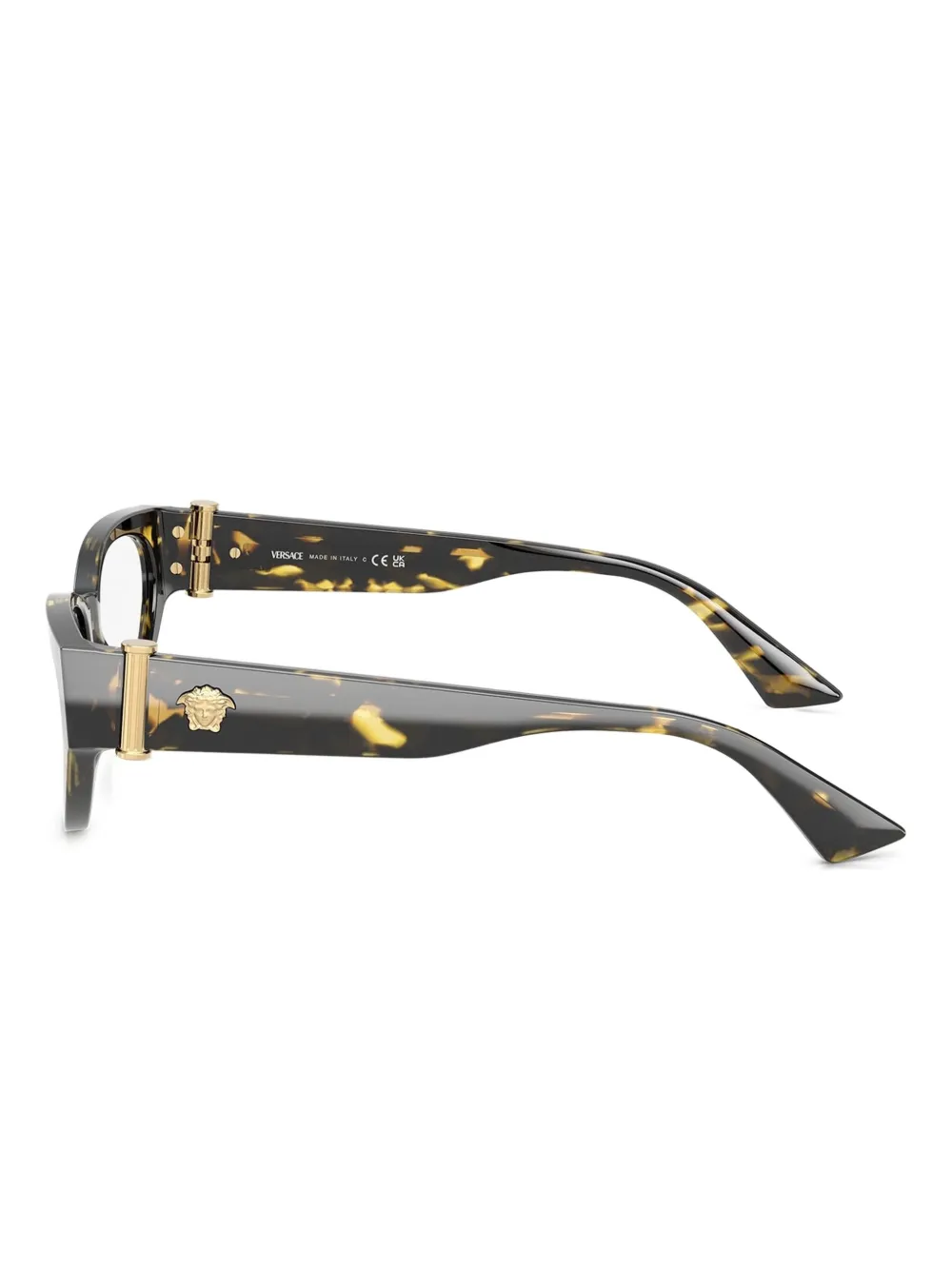 Versace Eyewear Bril met cat-eye montuur Bruin