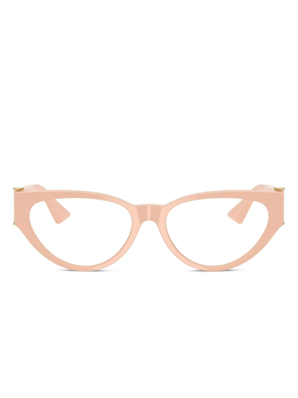 Versace Eyewear Occhiali cat-eye con logo - Rosa