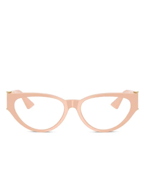 Versace Eyewear cat-eye logo glasses