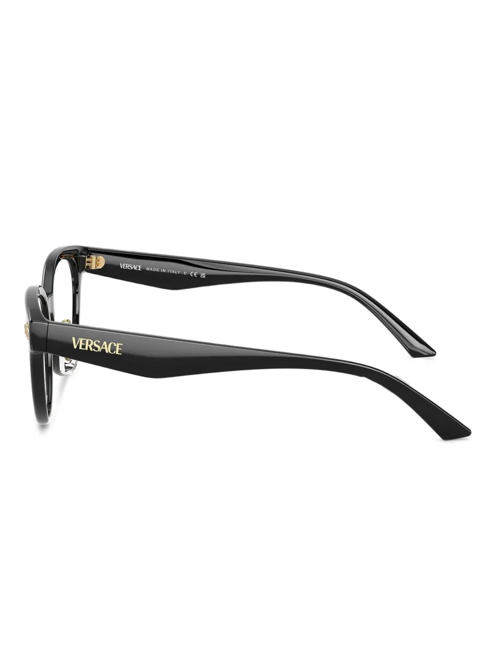 Versace Eyewear Bril met cat-eye montuur Zwart