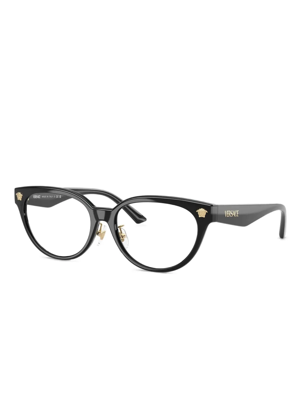 Versace Eyewear Bril met cat-eye montuur Zwart