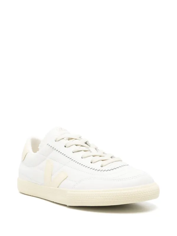 スニーカー Panenka Sneakers - Veja - Leather - White PANENKA LEATHER WHITE CALCAIRE | VEJA