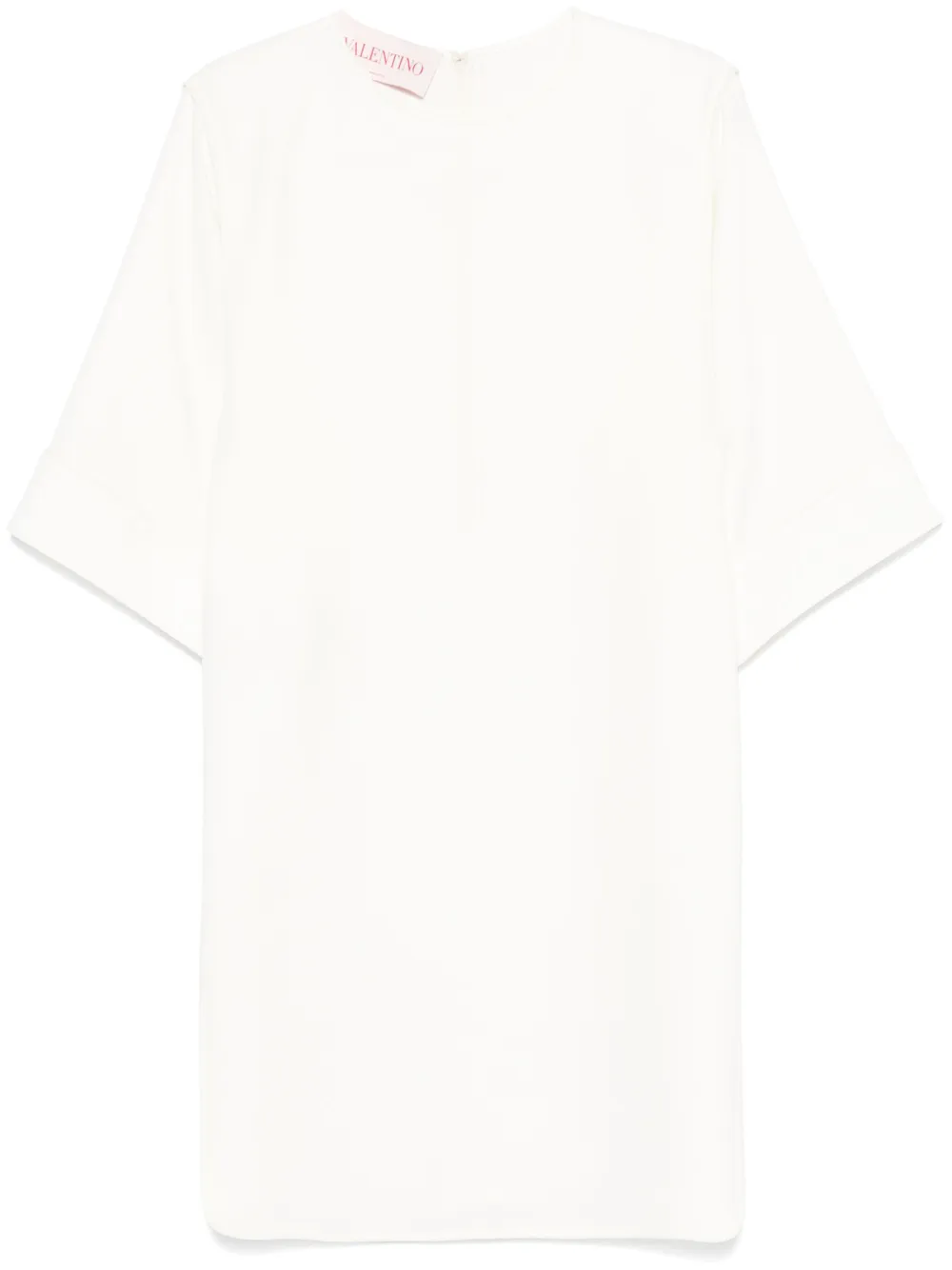 Valentino Garavani Zijden mini-jurk Wit
