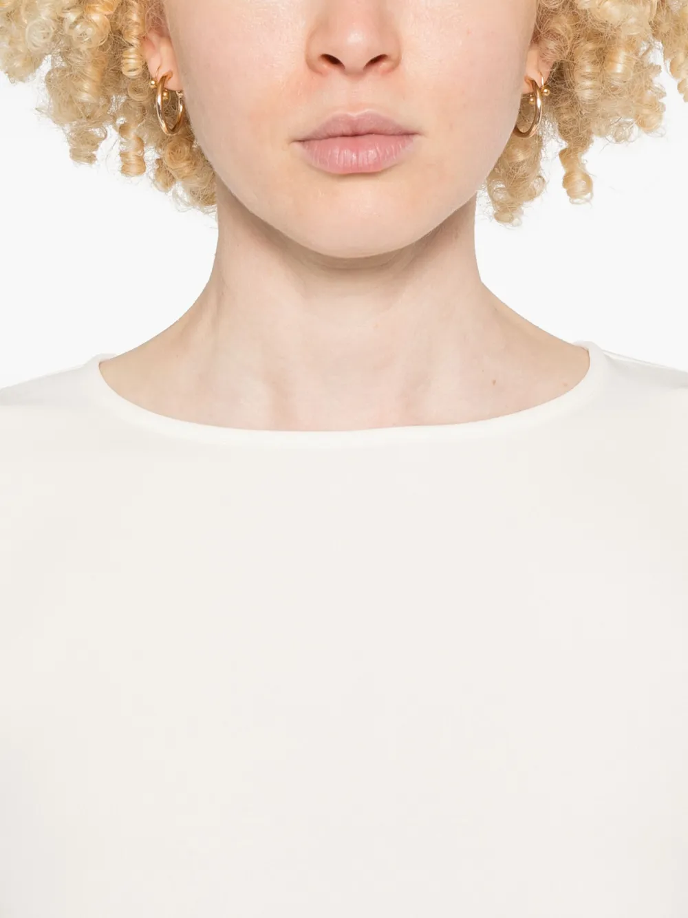 Valentino Garavani Zijden mini-jurk Wit