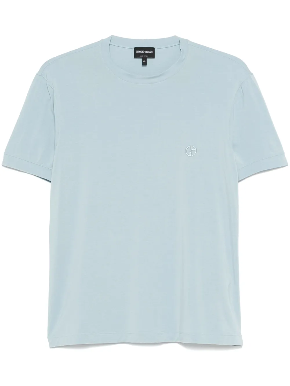 logo-embroidered T-shirt