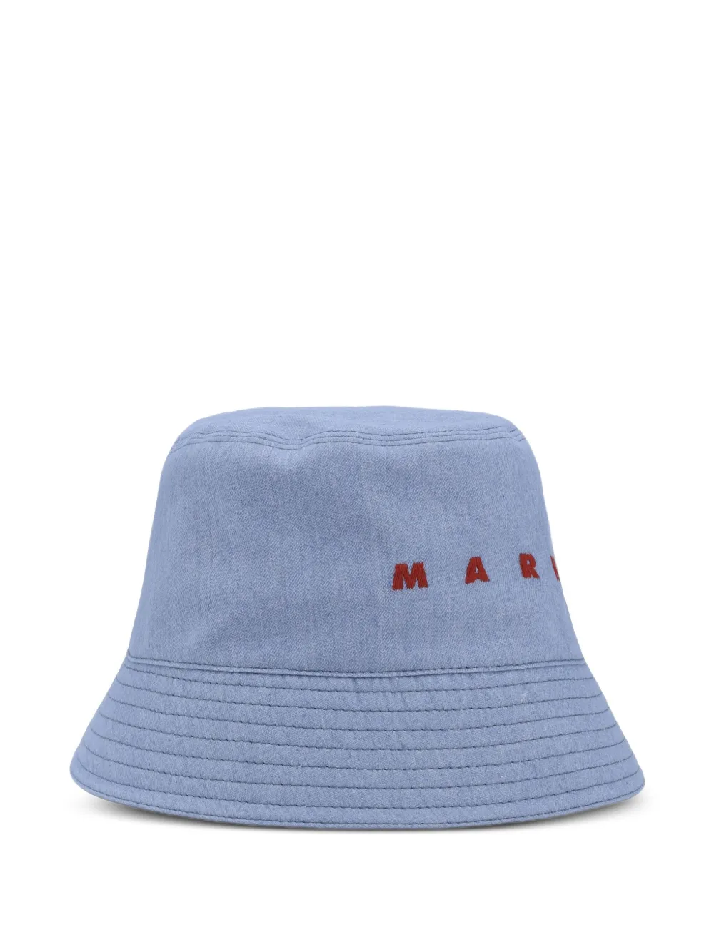 Marni denim bucket hat - Blauw