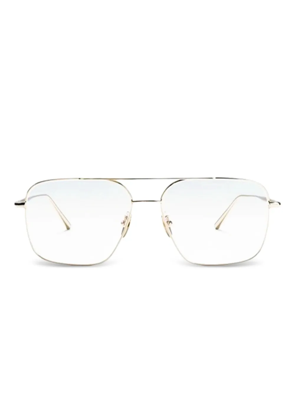 Chimi rectangle-frame glasses | Gold | Image 1
