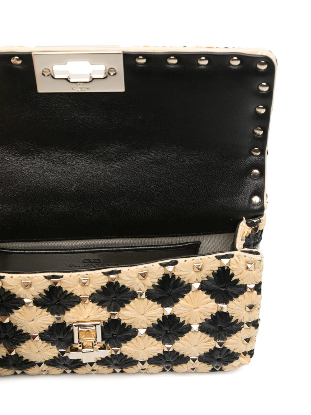 Valentino Garavani Rockstud schoudertas Beige