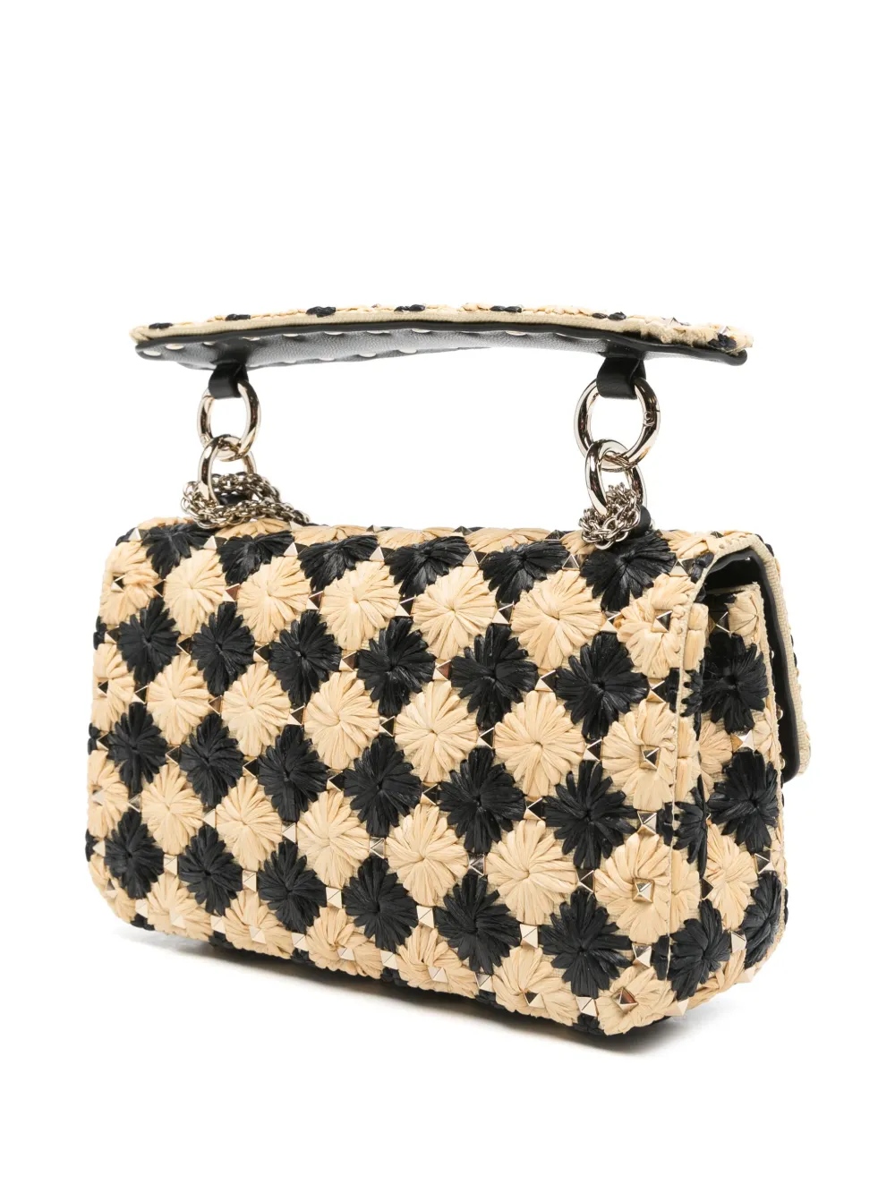 Valentino Garavani Rockstud schoudertas Beige