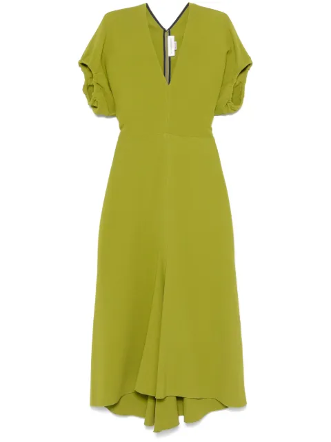Victoria Beckham vestido midi en crepé